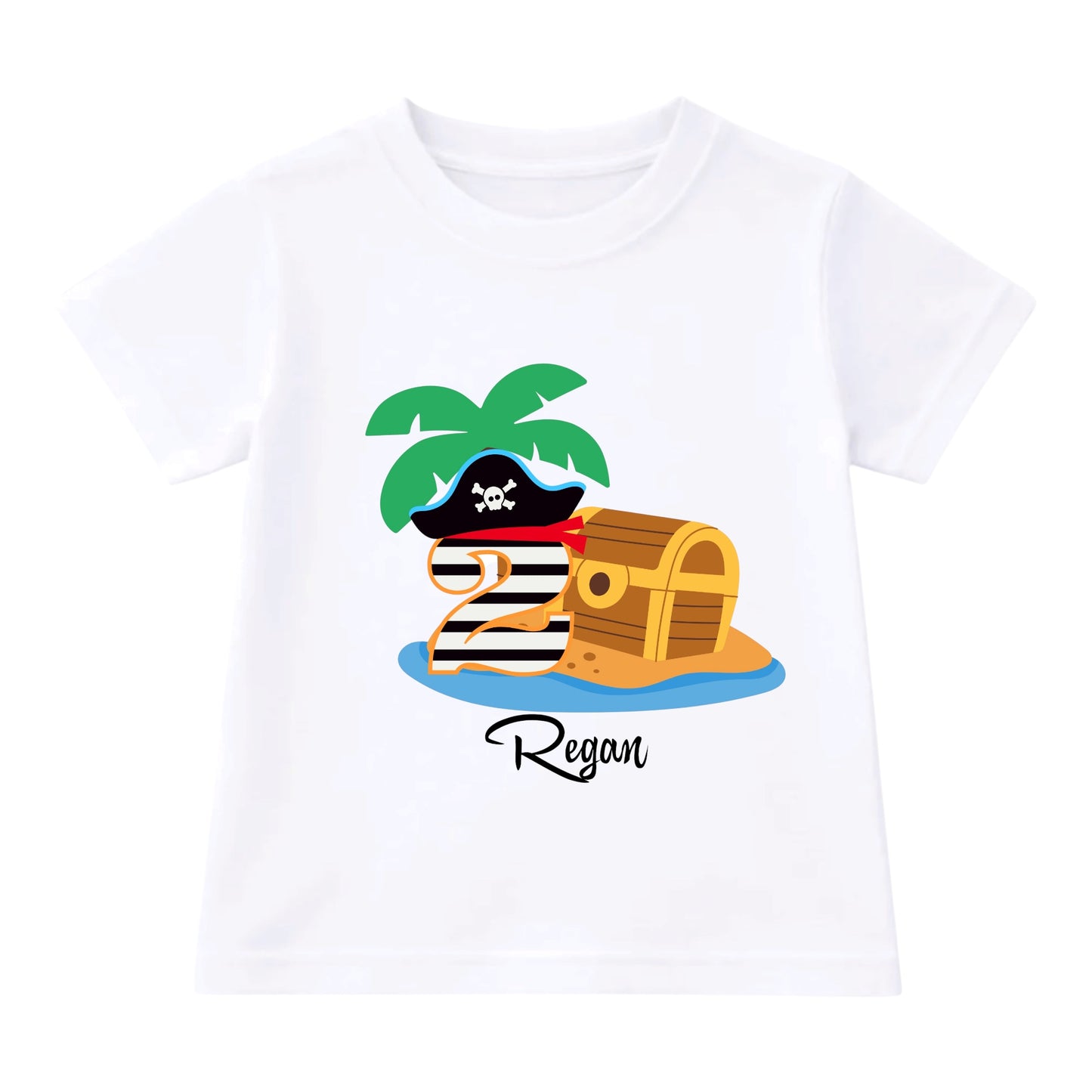 Pirate Birthday T shirt Personalised