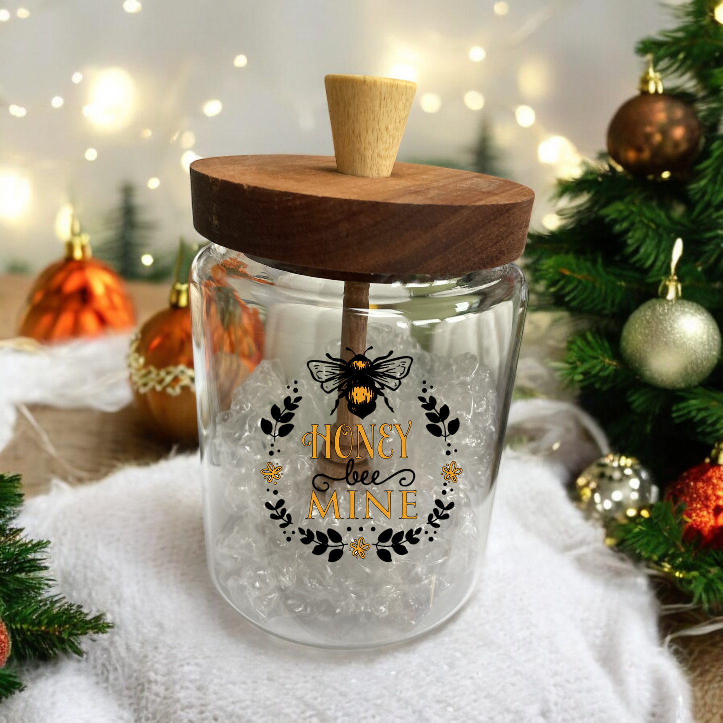 Honeypot with Honey spoon