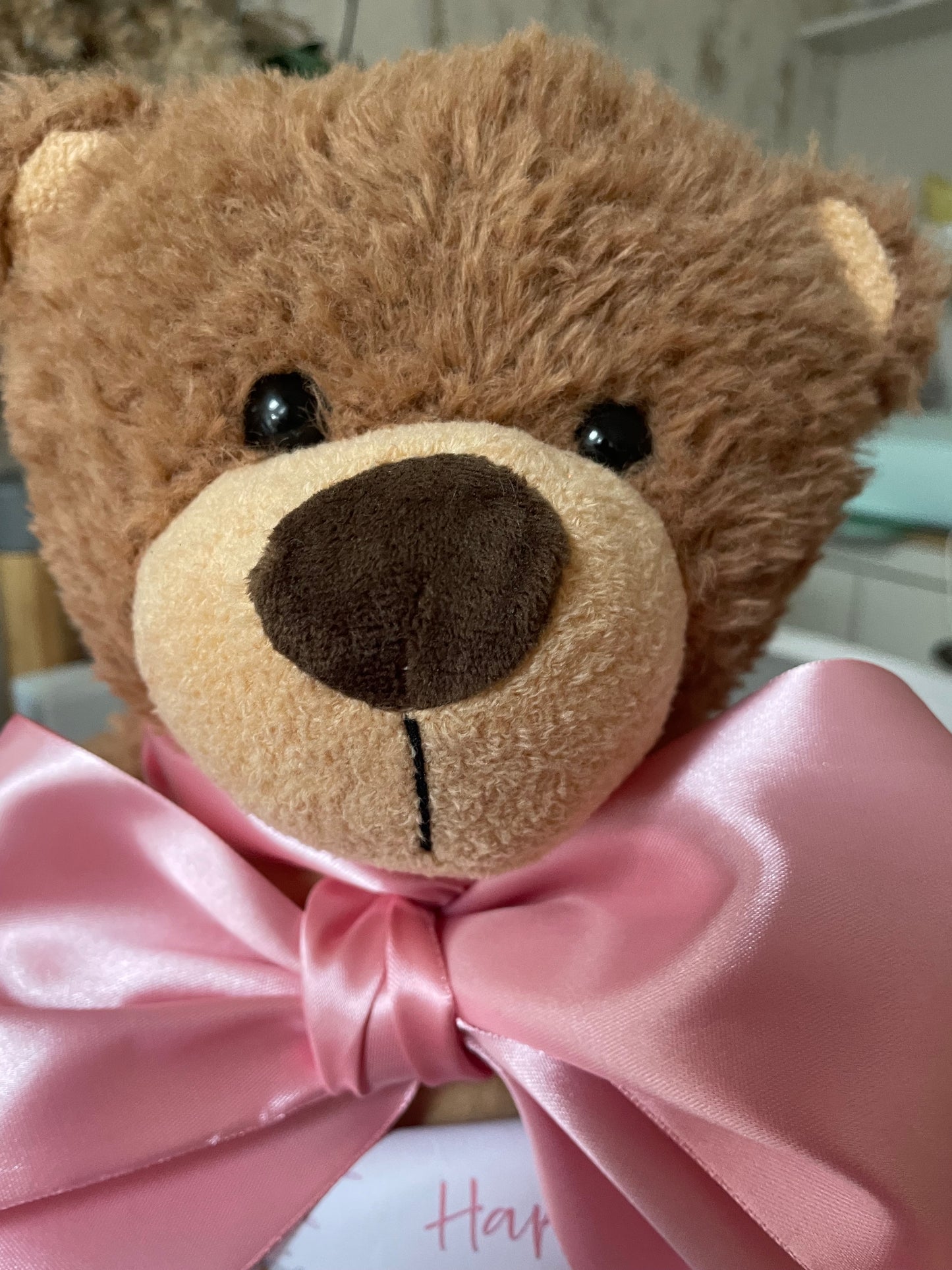 Large Personalised Bear Mother’s Day with galaxy Bar