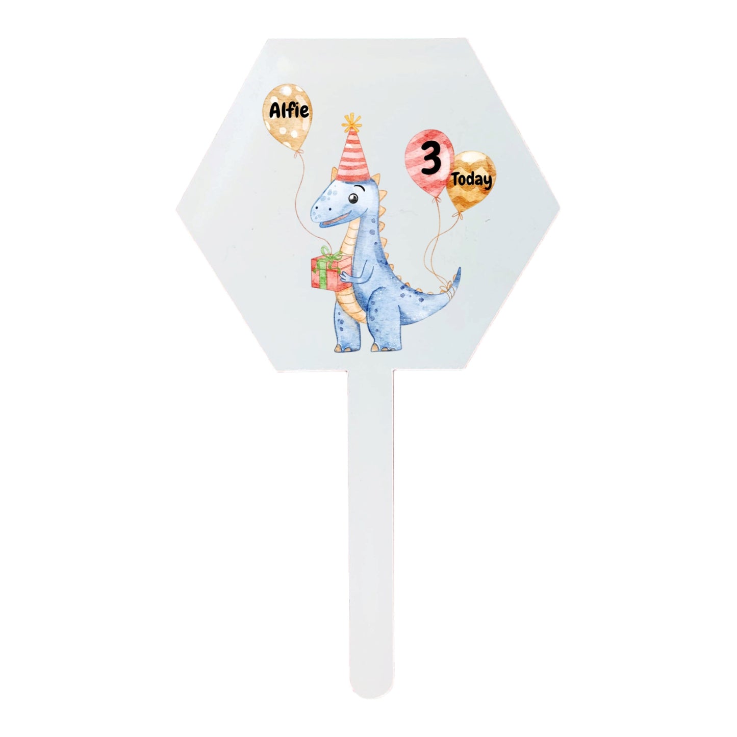 Dinosaur Personalised Cake Topper