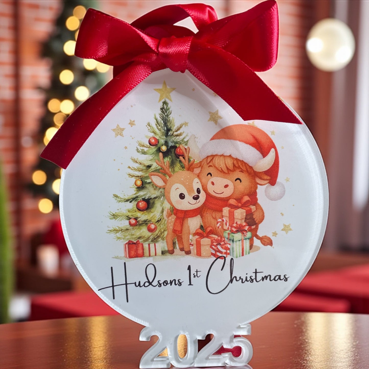 Baby’s 1st Christmas Acrylic Tree decoration