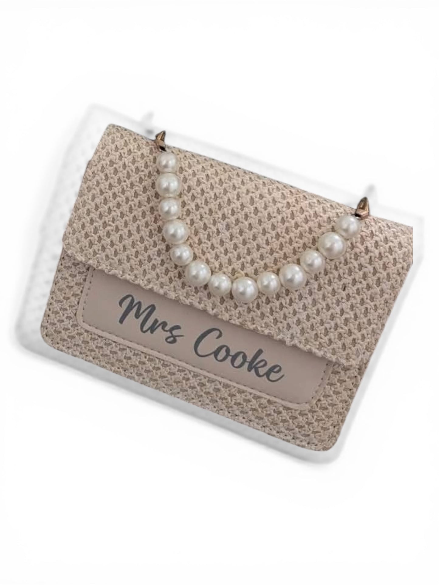 pearl Handle Personalised bag / mother of the bride bag / bride bag