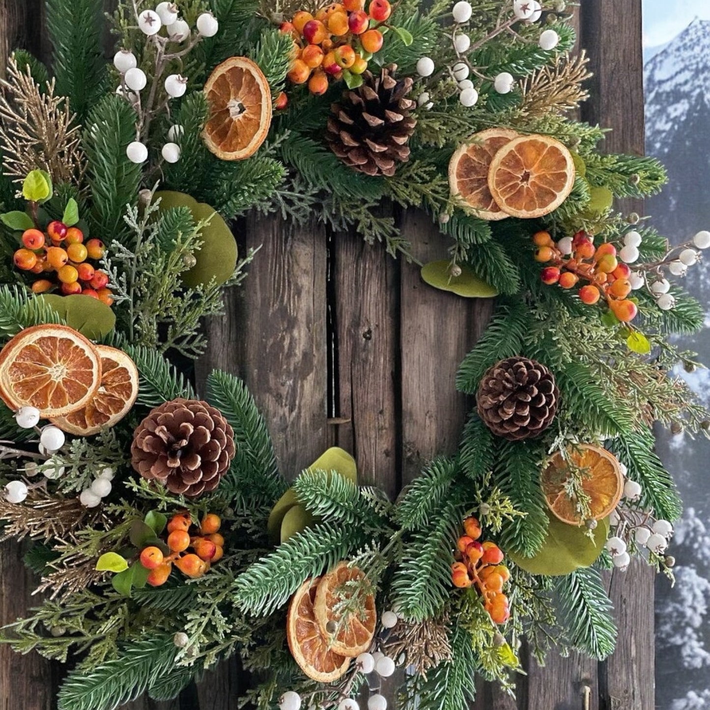Orange Spice Real Wreath