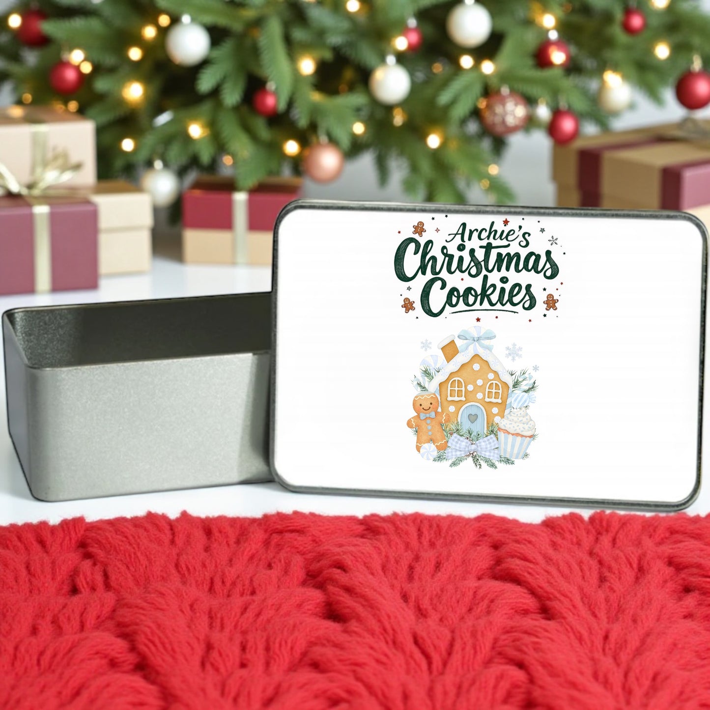 Gingerbread Cookie Tin