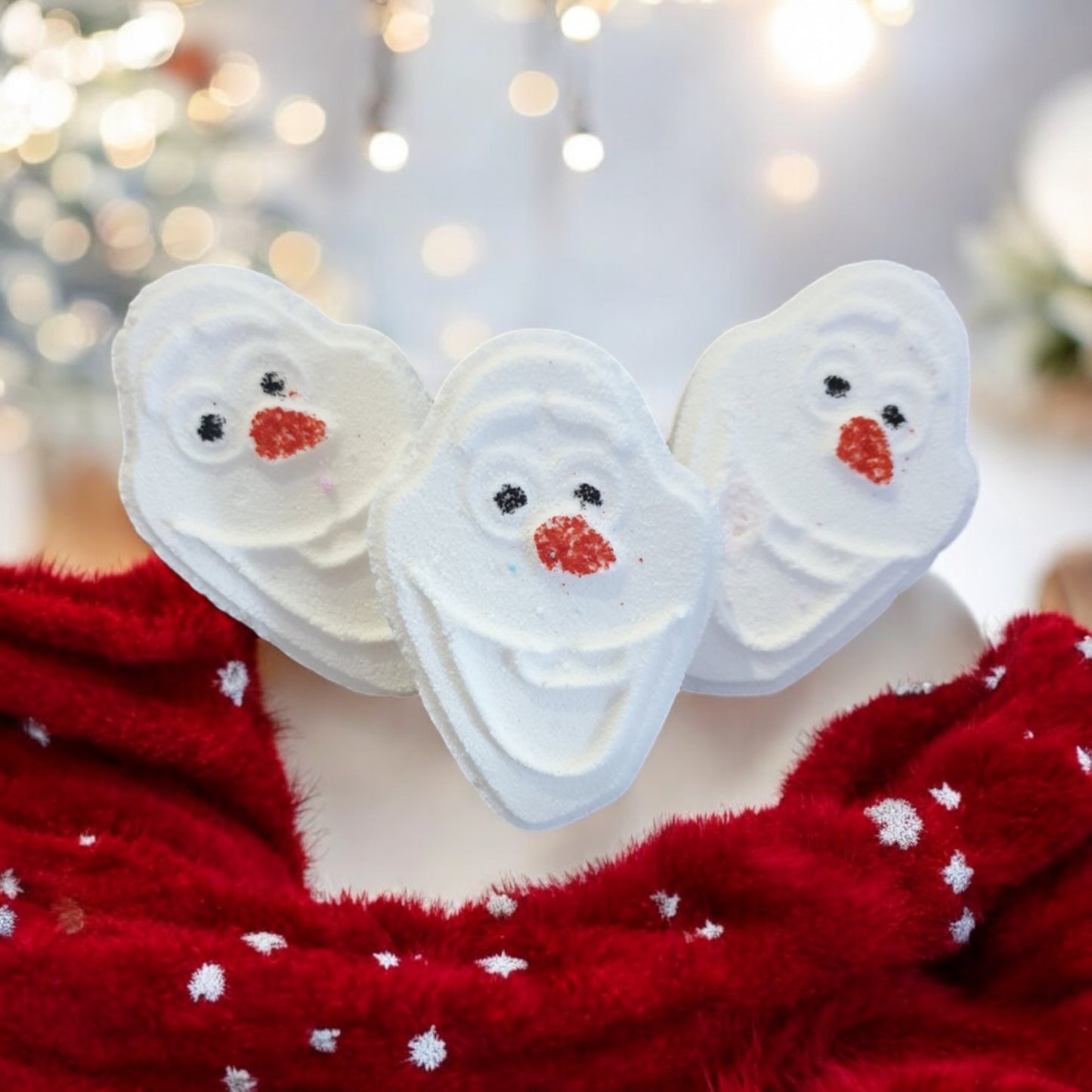 Let’s build a snowman bath bomb