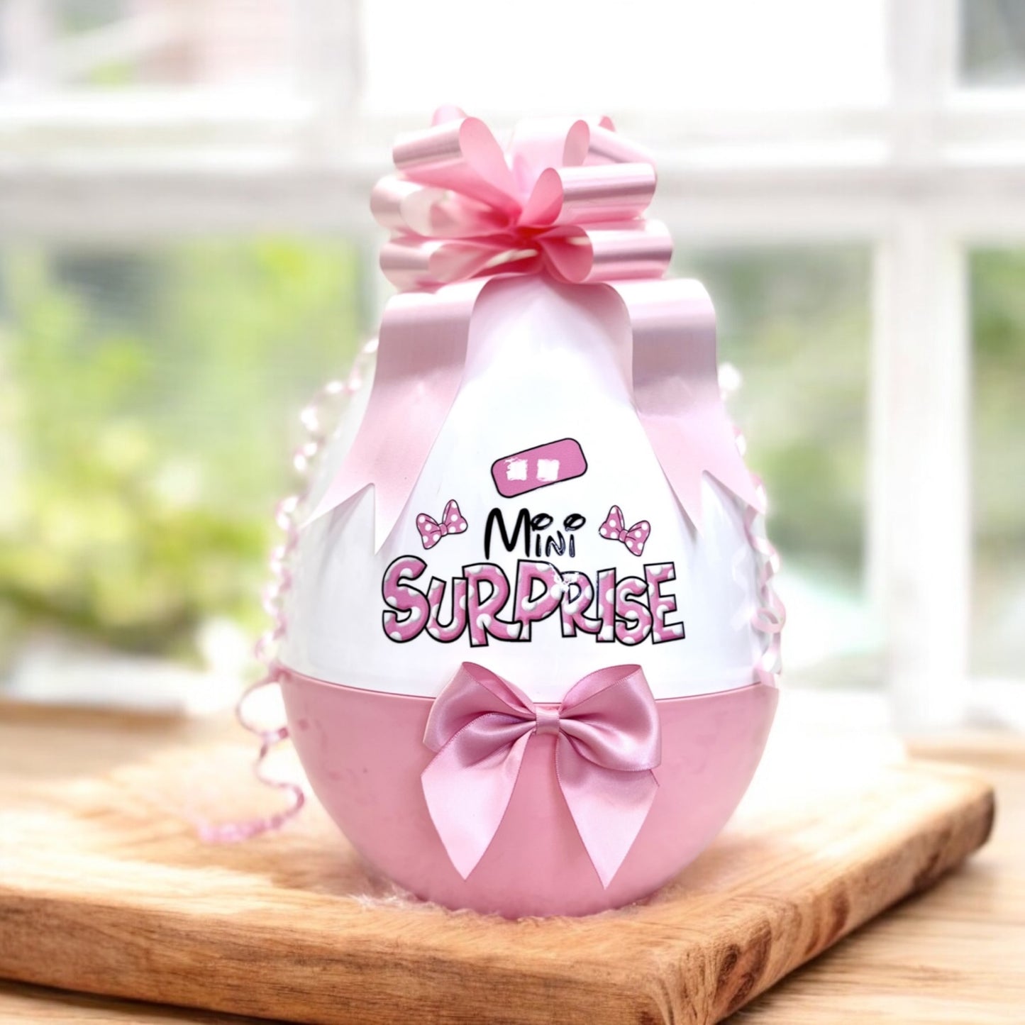 Pink Mini Surprise Surprise Egg / can be personalised