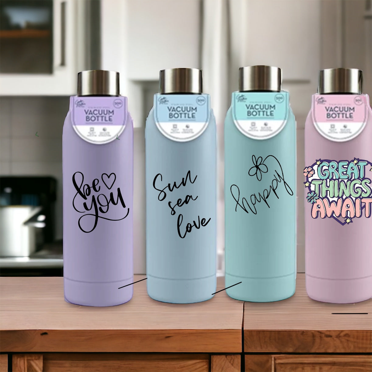Pastel Water Bottles