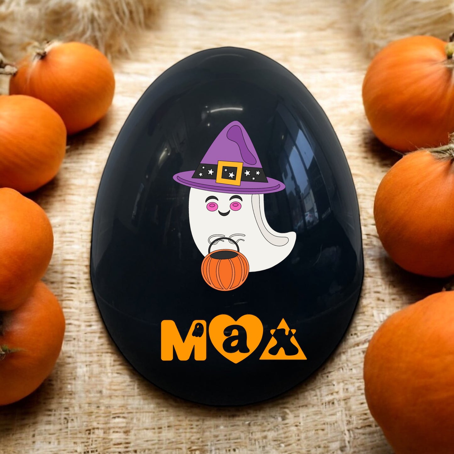 Spooky giant Fillable egg with cup