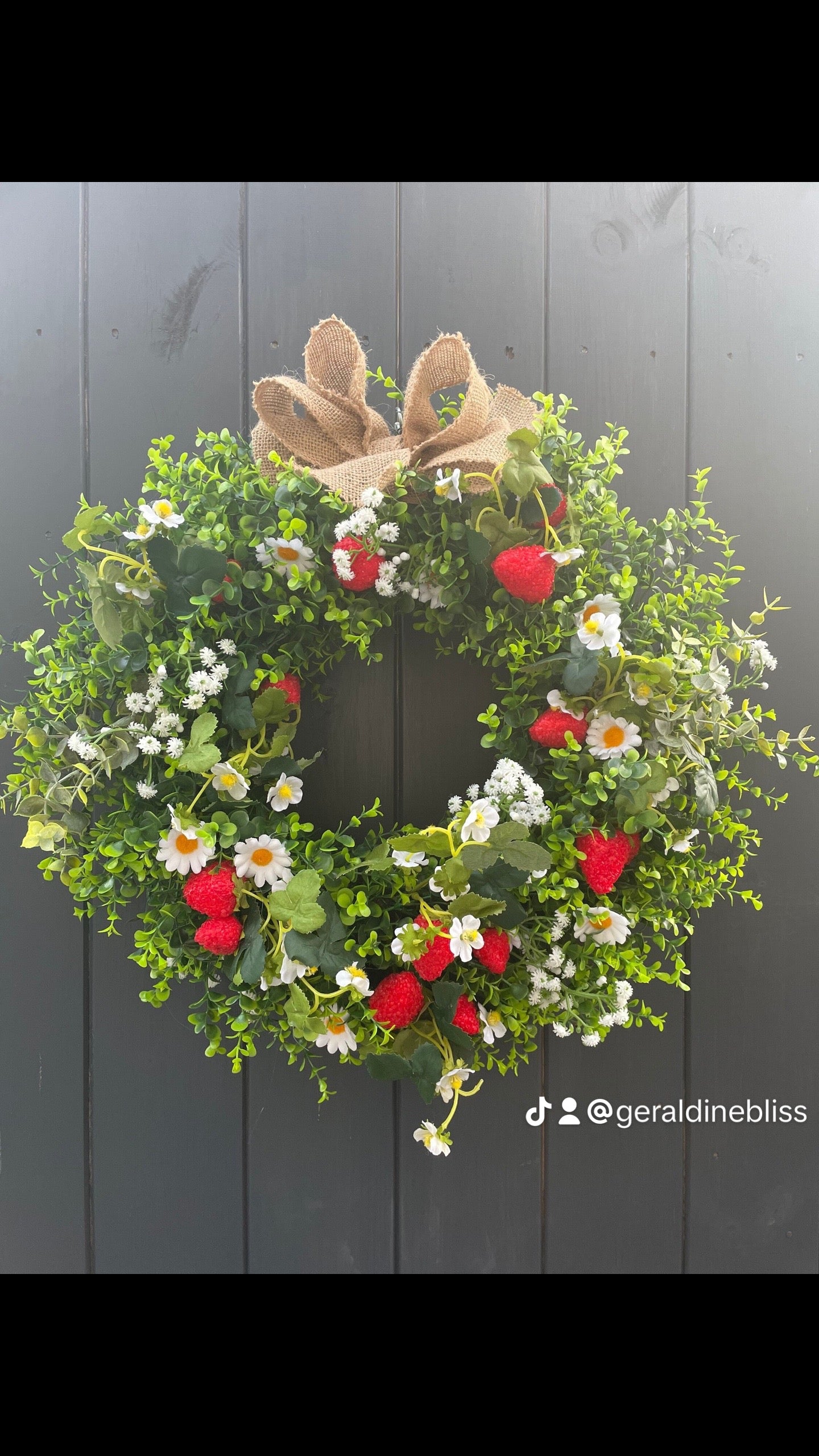 Strawberry Delight Wreath