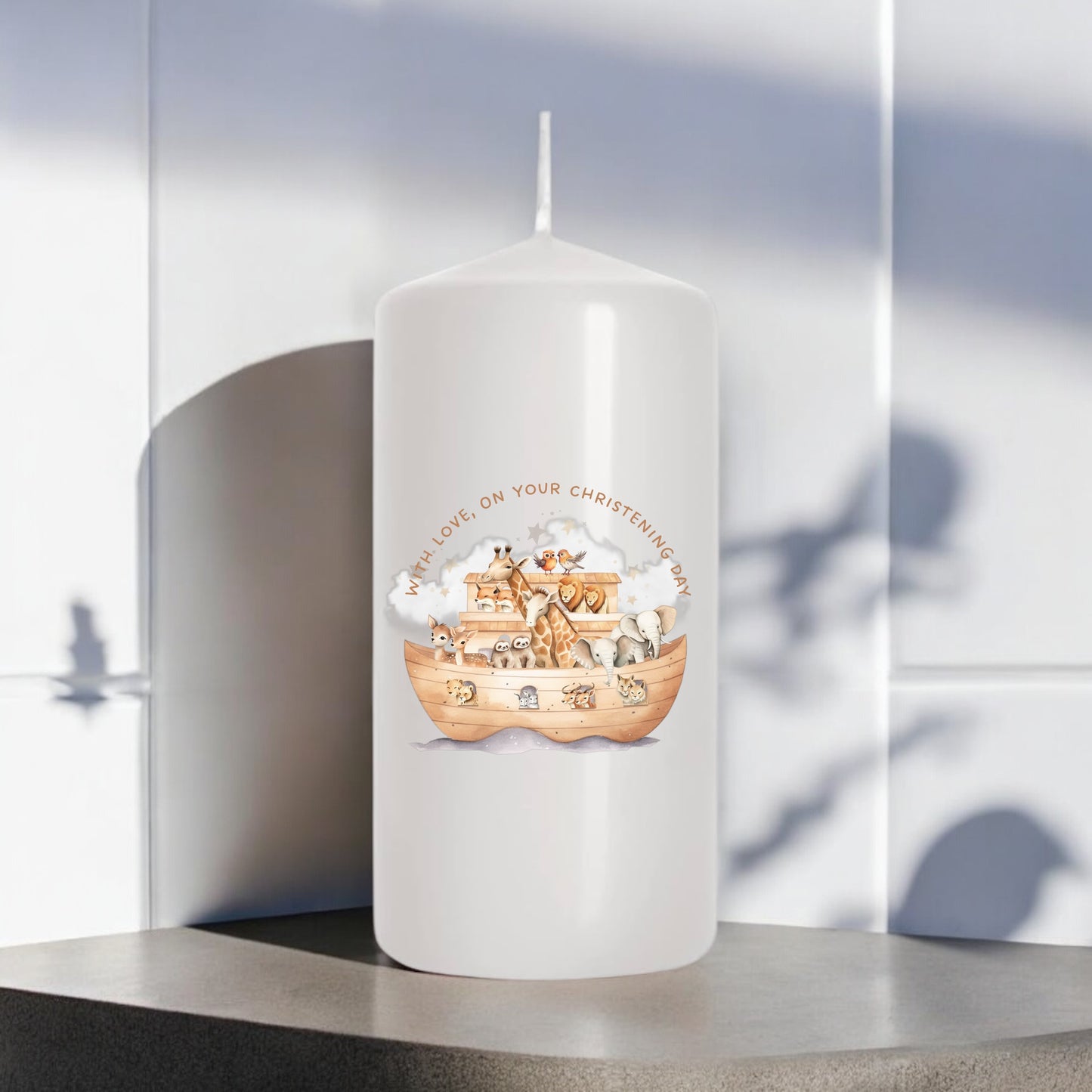 Christening Keepsake Candle