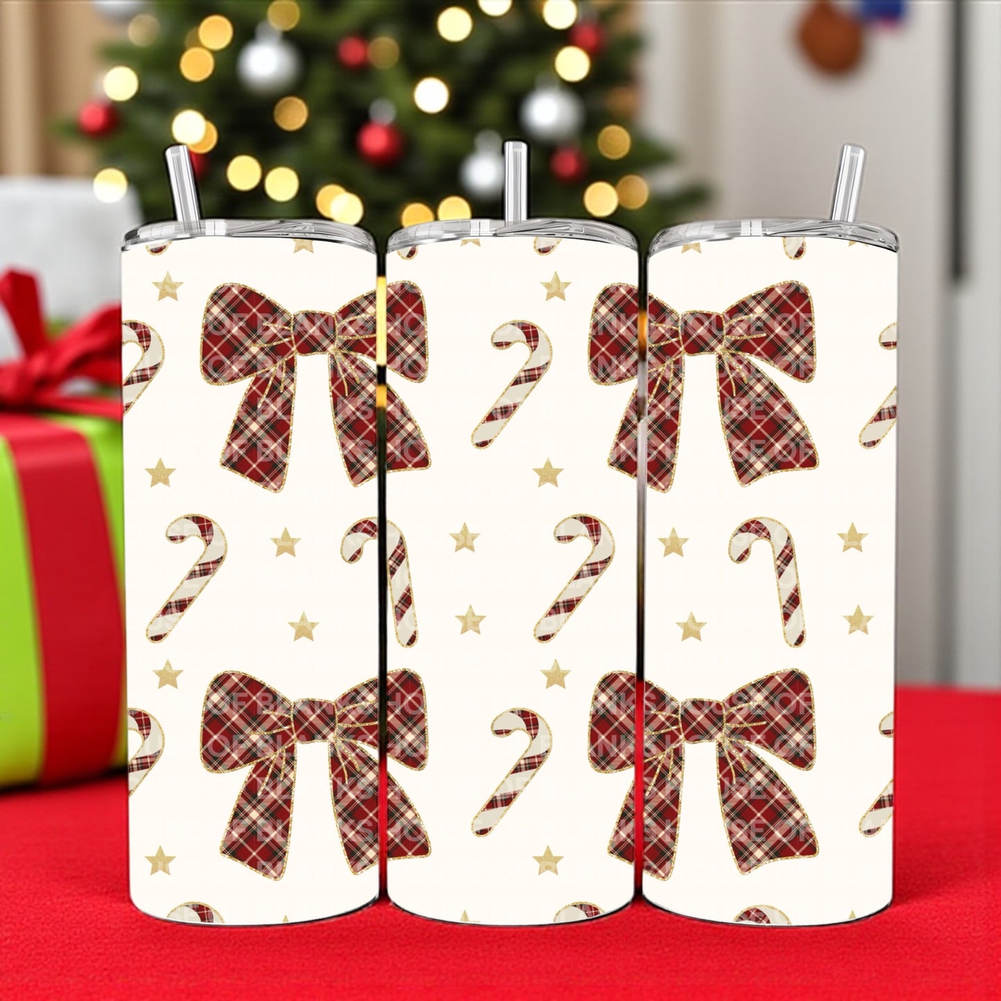 Christmas Bows Insulated Cup 20oz