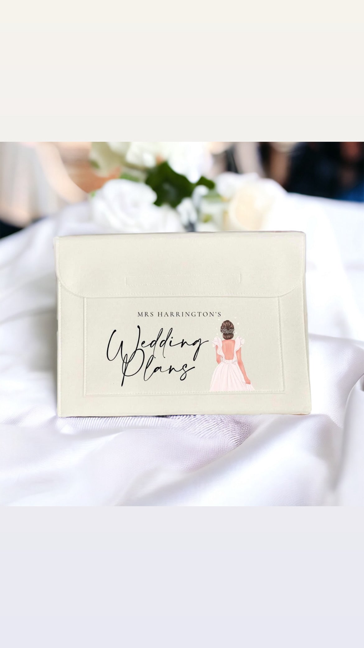 Wedding Plans Felted Wallet