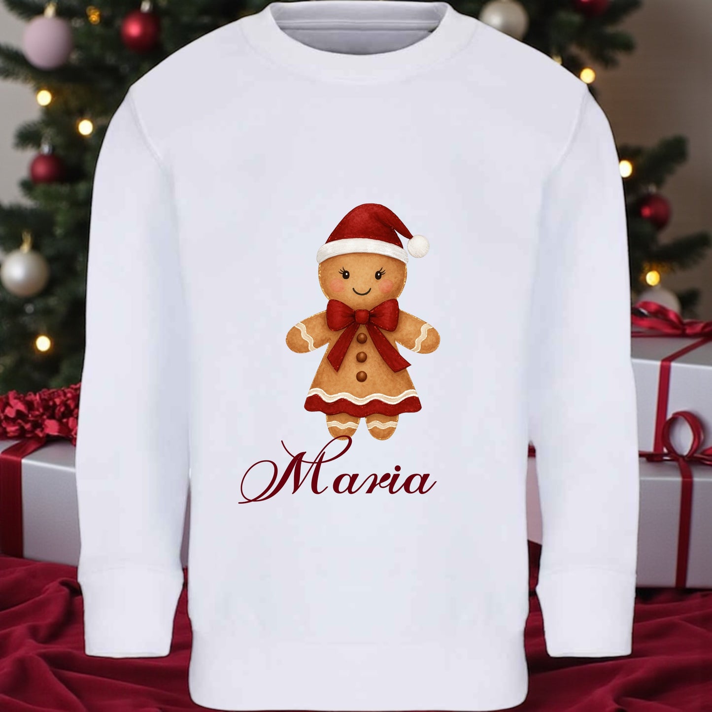 Gingerbread Sweatshirts boy Personalised