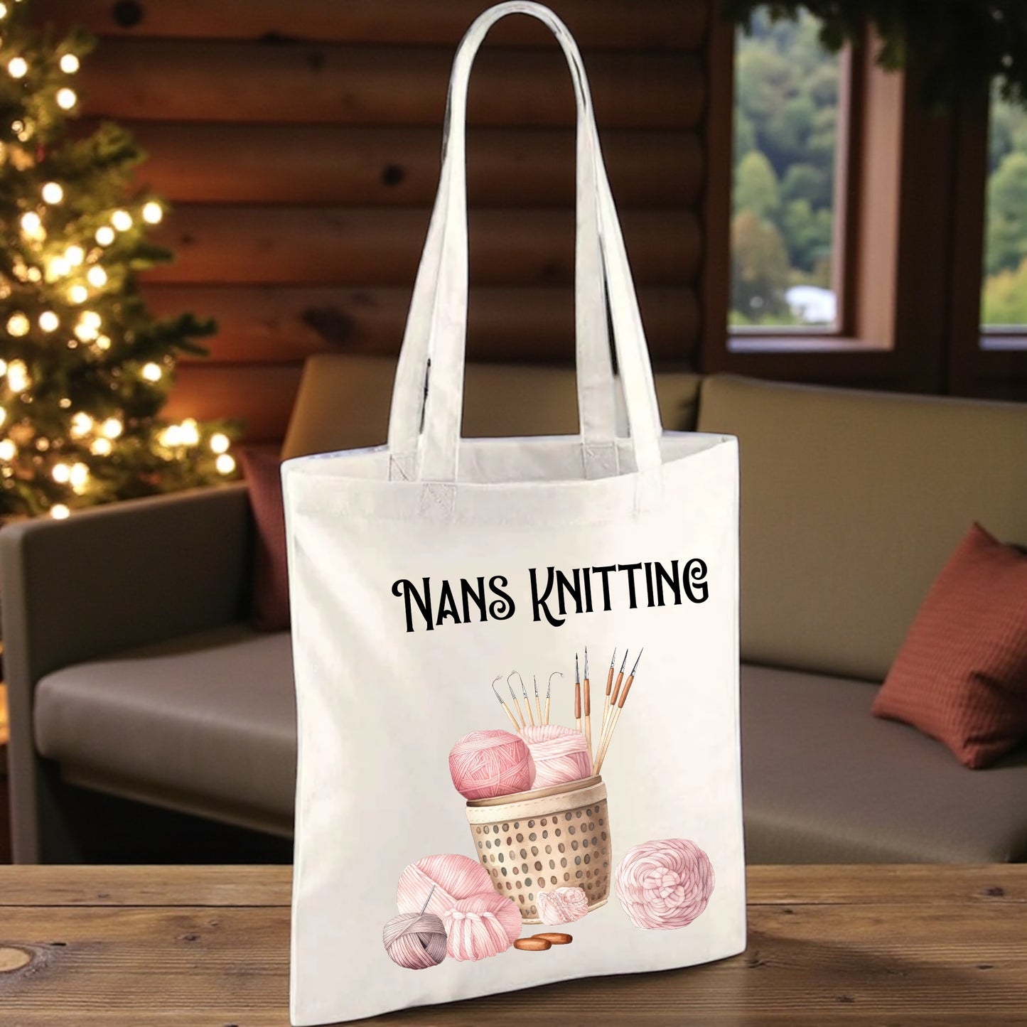 The knitters Personaliaed Tote Bag