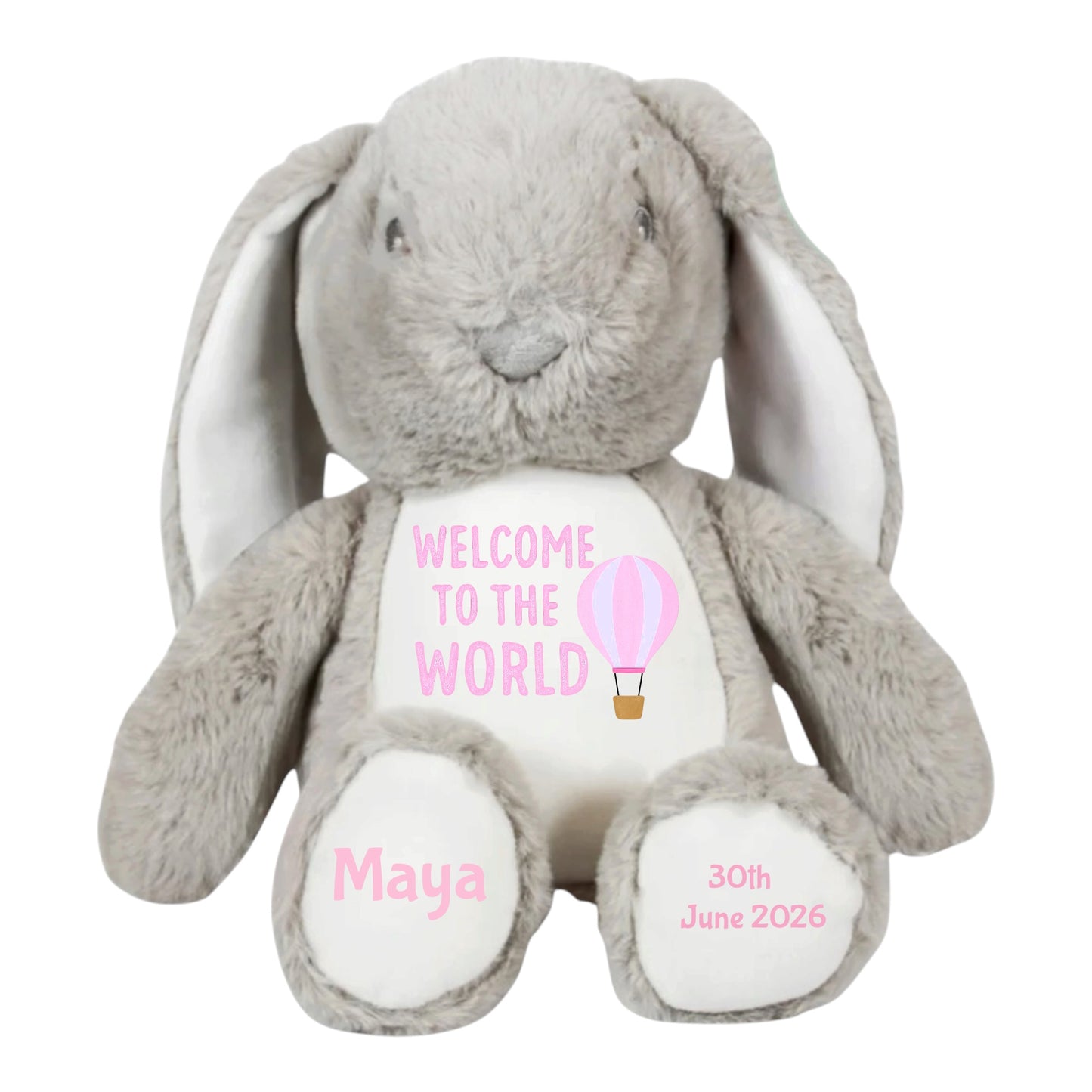 Welcome to the World Keepsake Bunny Personalised