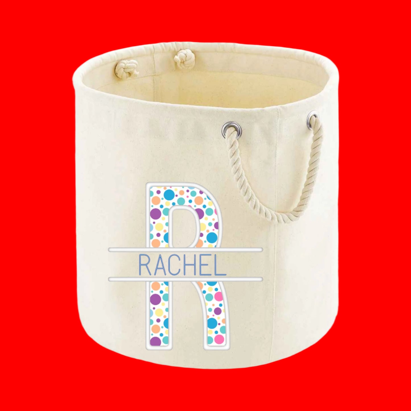 Trug Toy Canvas Storage