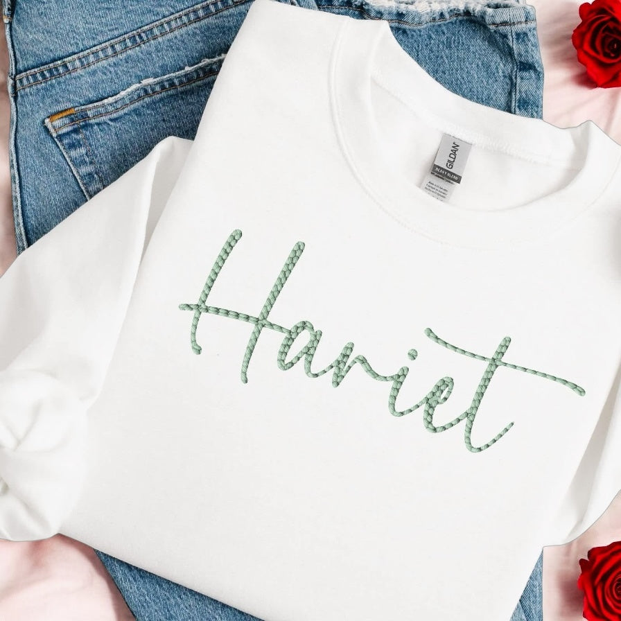 Personalised Embroidery Affect Sweatshirts children