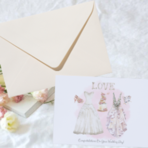 Mrs & Mrs Wedding Day Card
