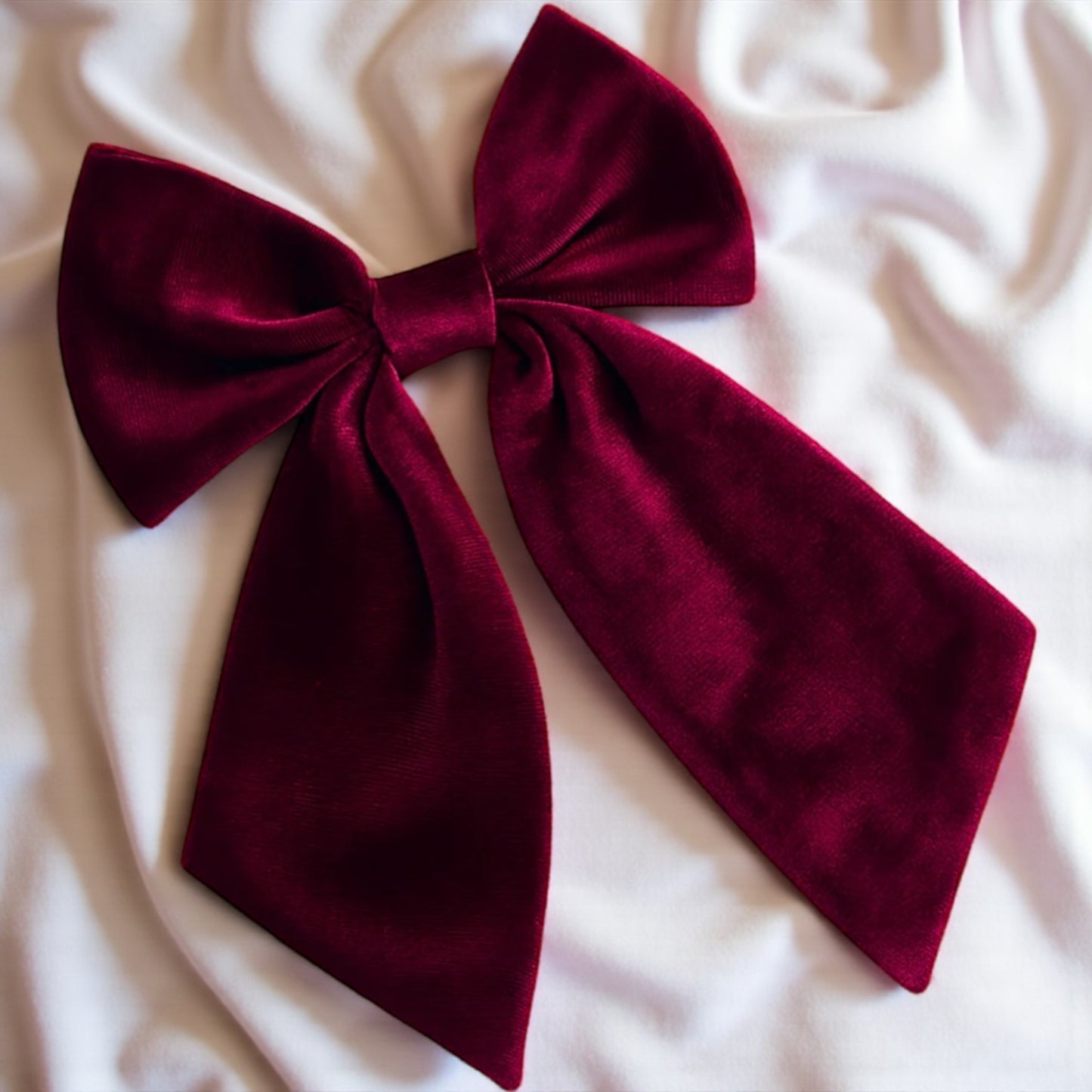 Extra Large velvet bows personalised