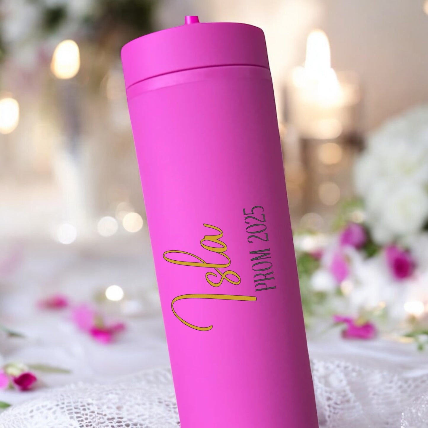 Hot Pink Insulated Cup