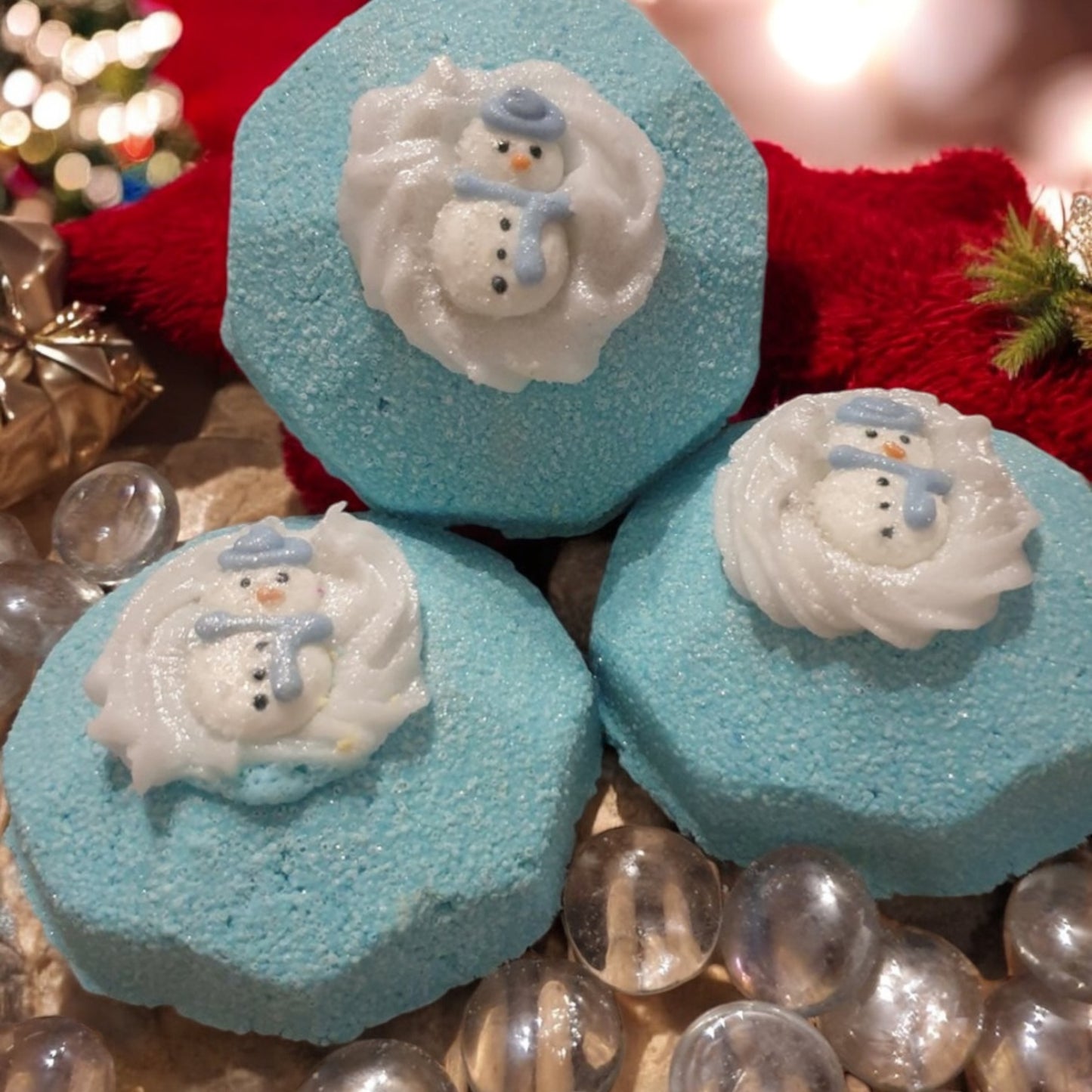 Snowman Bath bomb