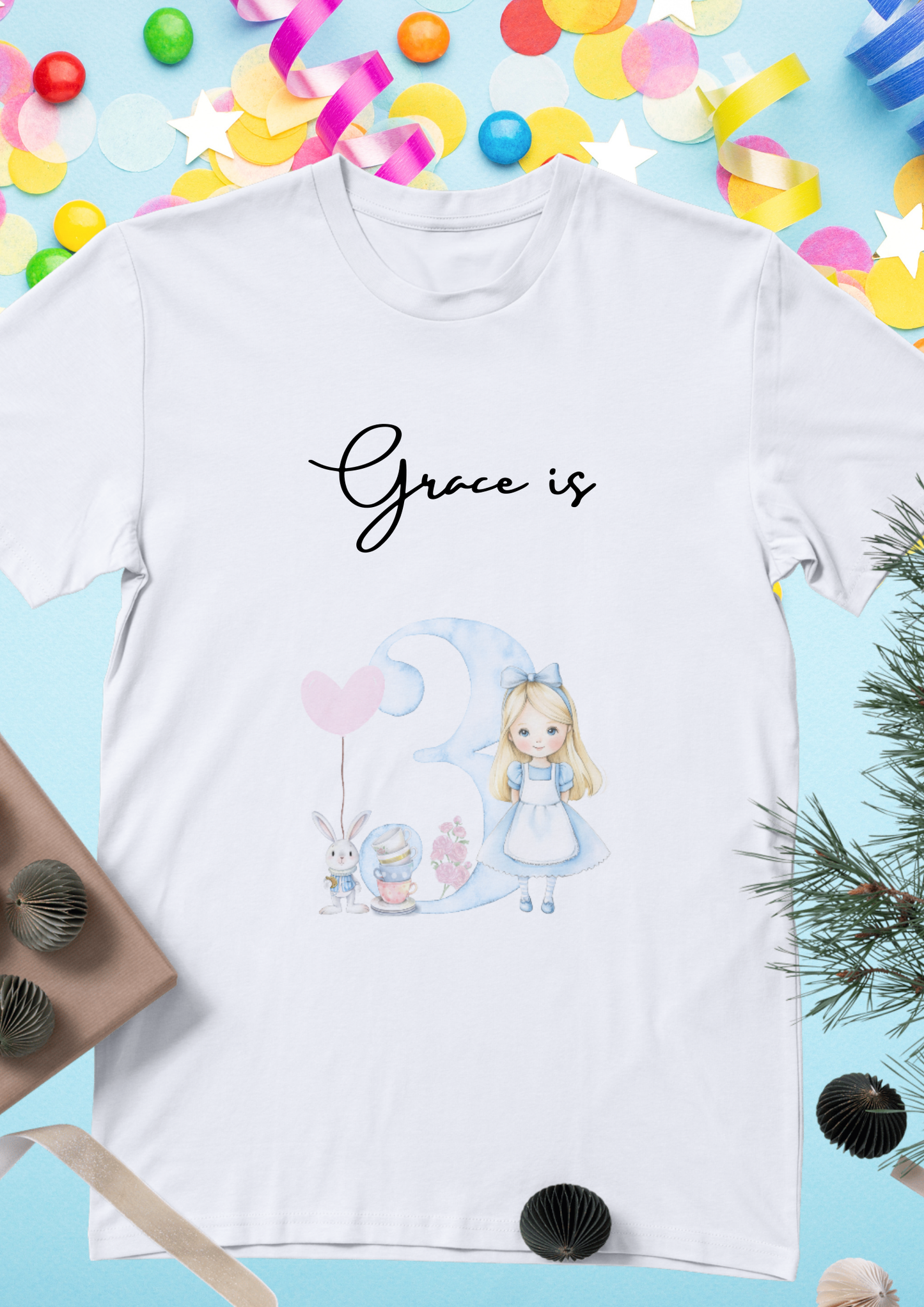 Alice in Wonderland T shirts Personalised