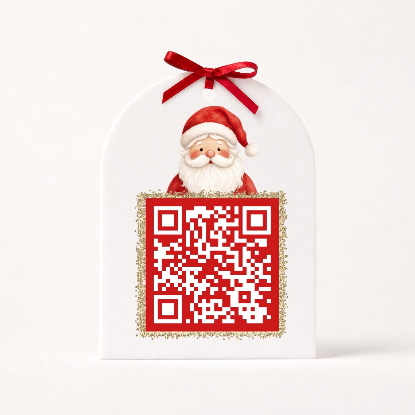 Santa Arcylic Hanging Tracker decoration