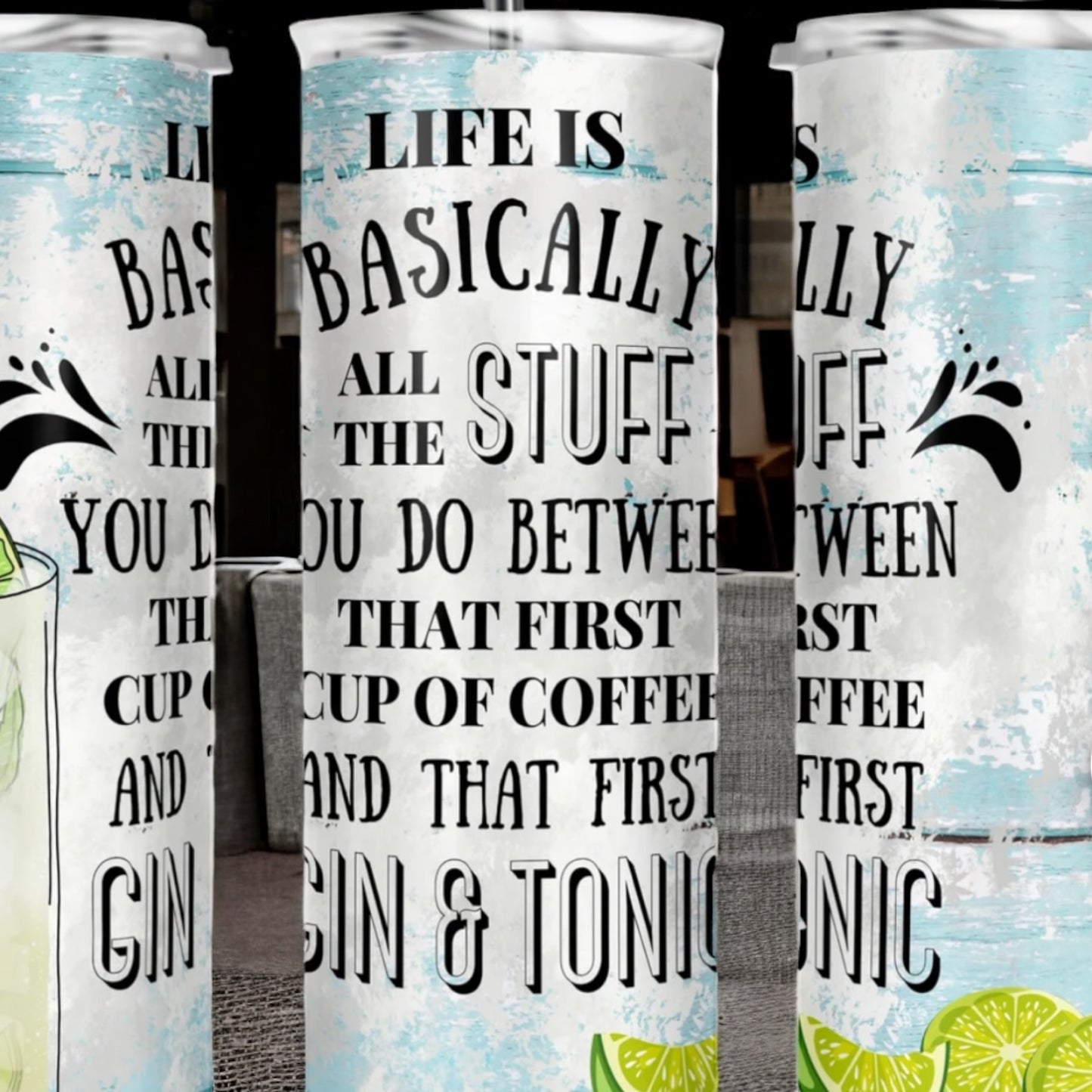 Gin & Tonic Insulated Cup
