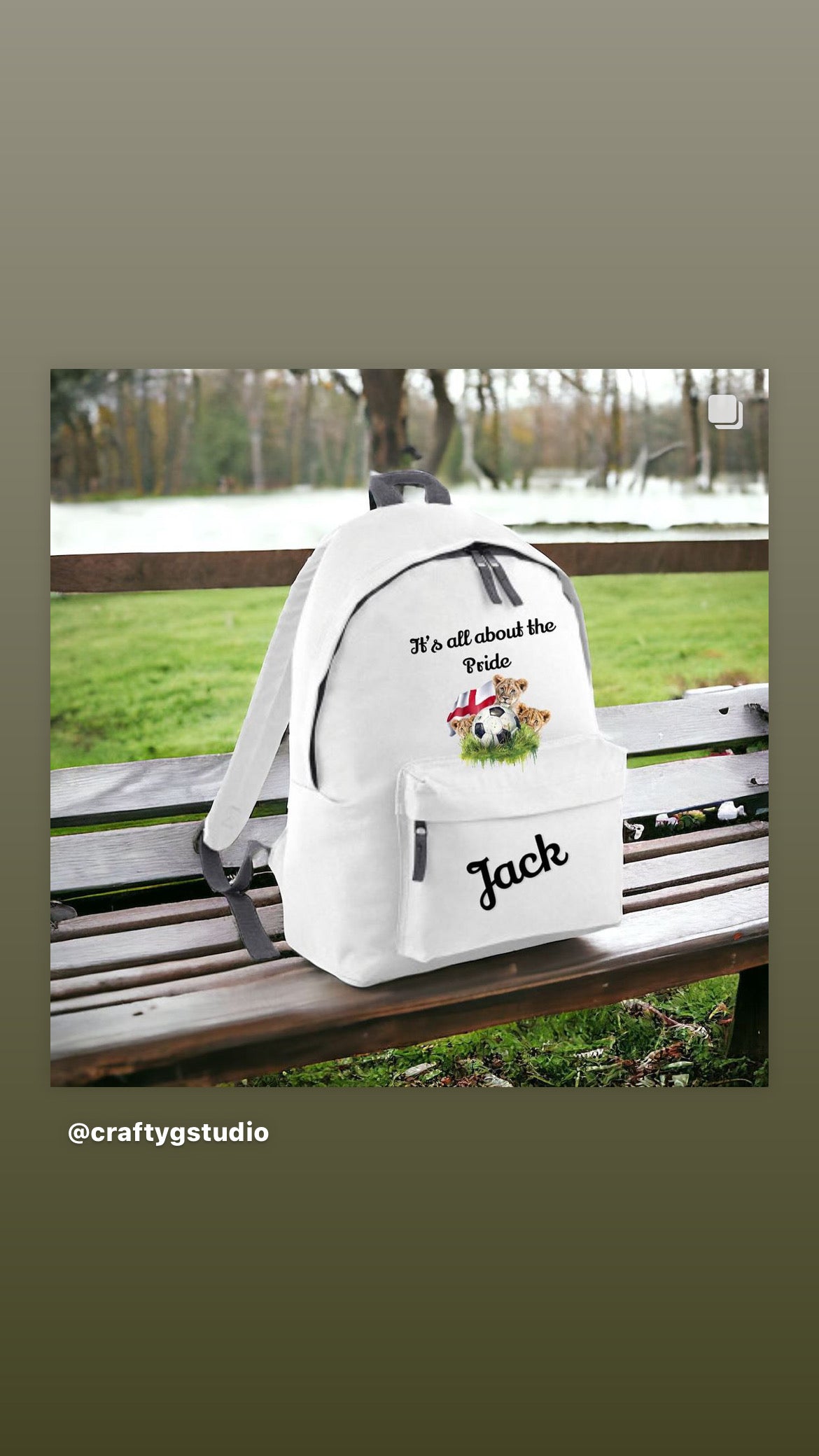 Pride of England rucksacks