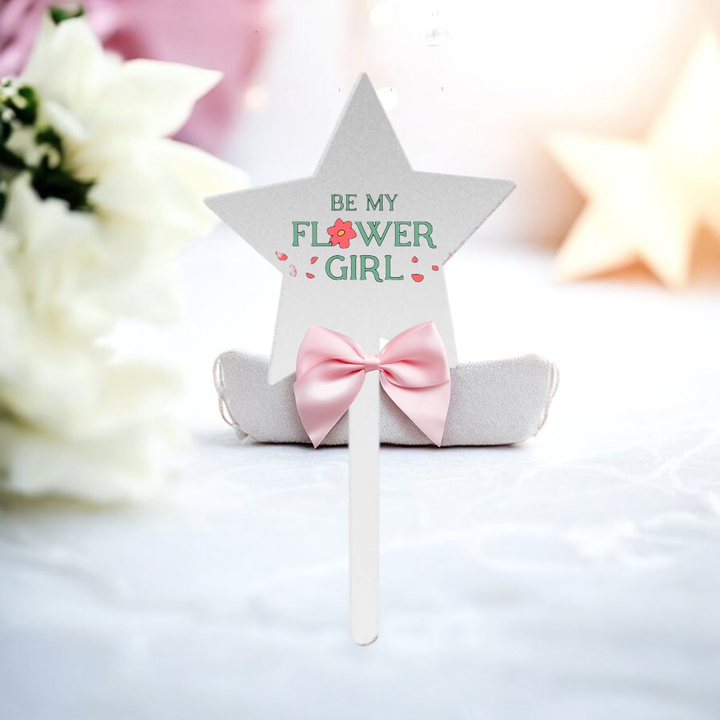 Will you be my Flower Girl Wand
