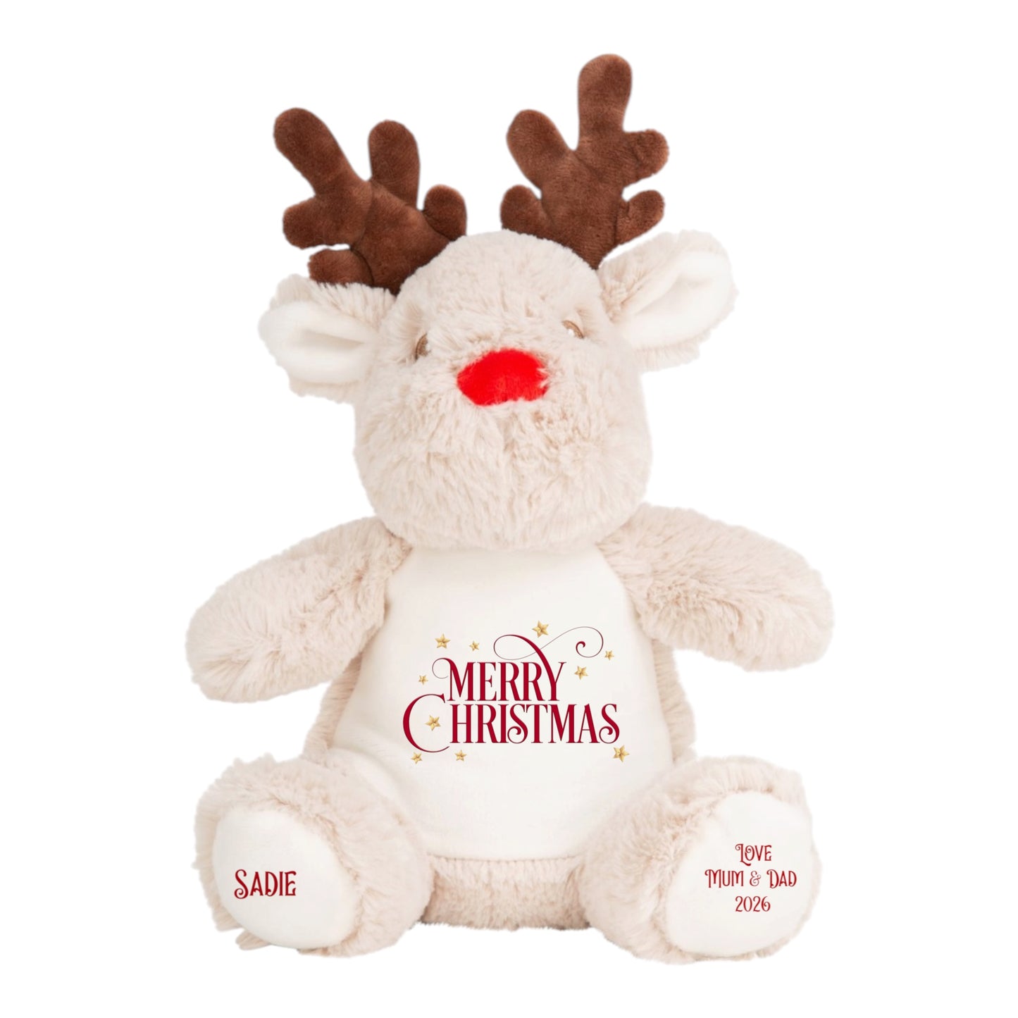 Personalised Plush Reindeer