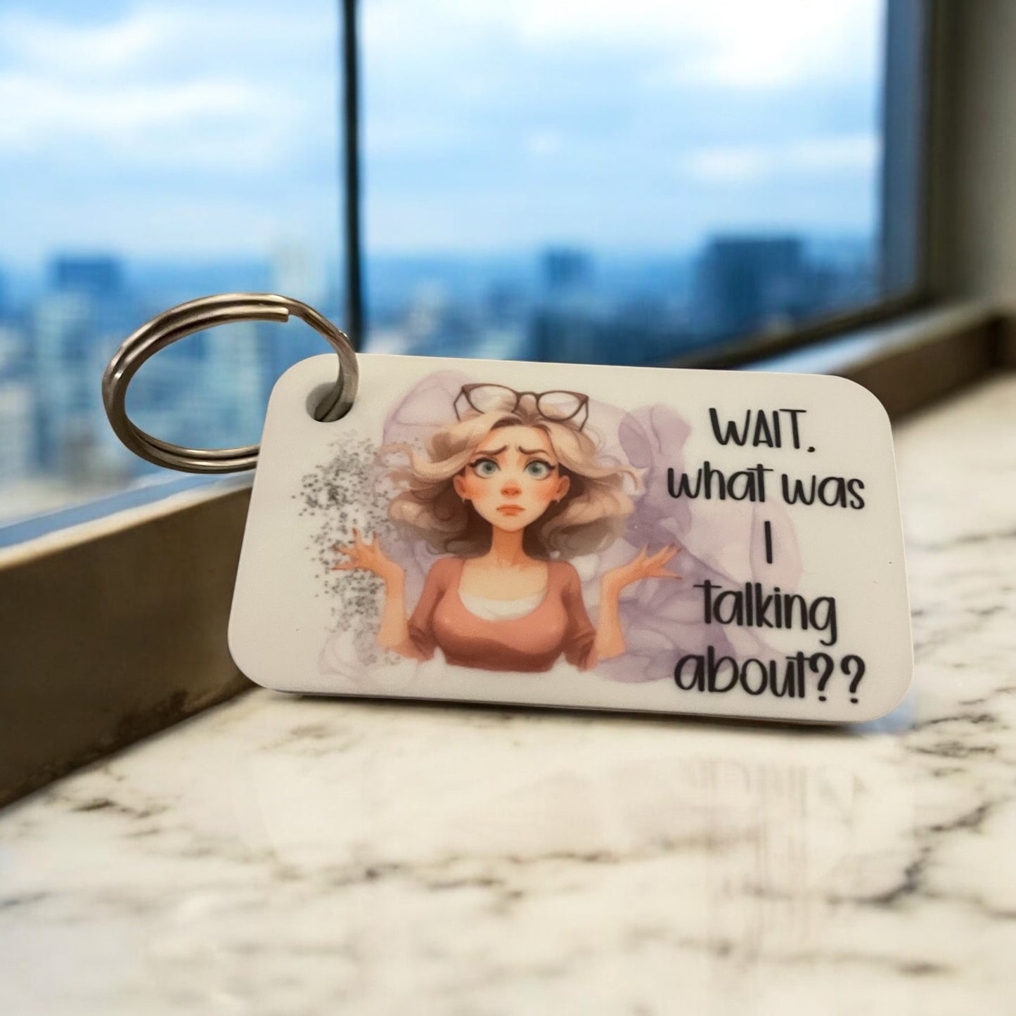 Menopause Comic Key Rings