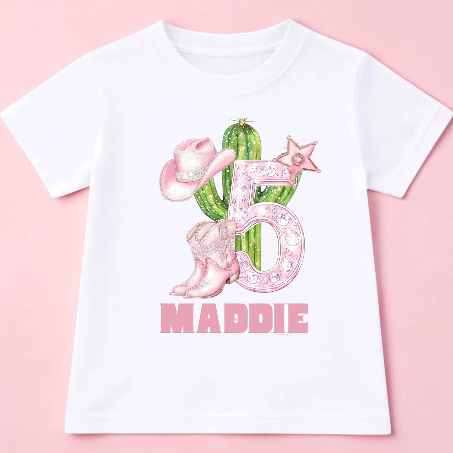 Rodeo Birthday ages 1-10 with matching cake topper