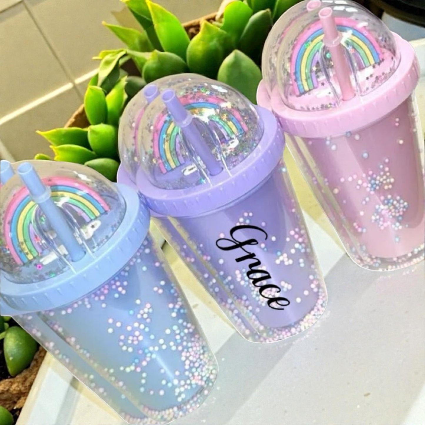 Rainbow Dome 16oz double Walled Cups