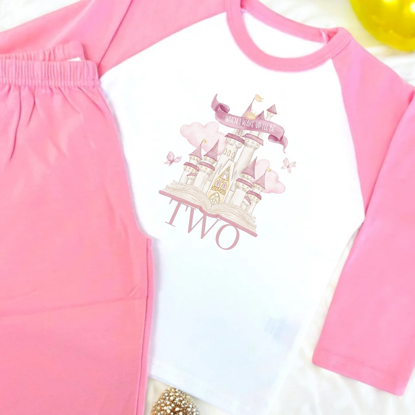 Birthday Castle Princess when I wake up PJS