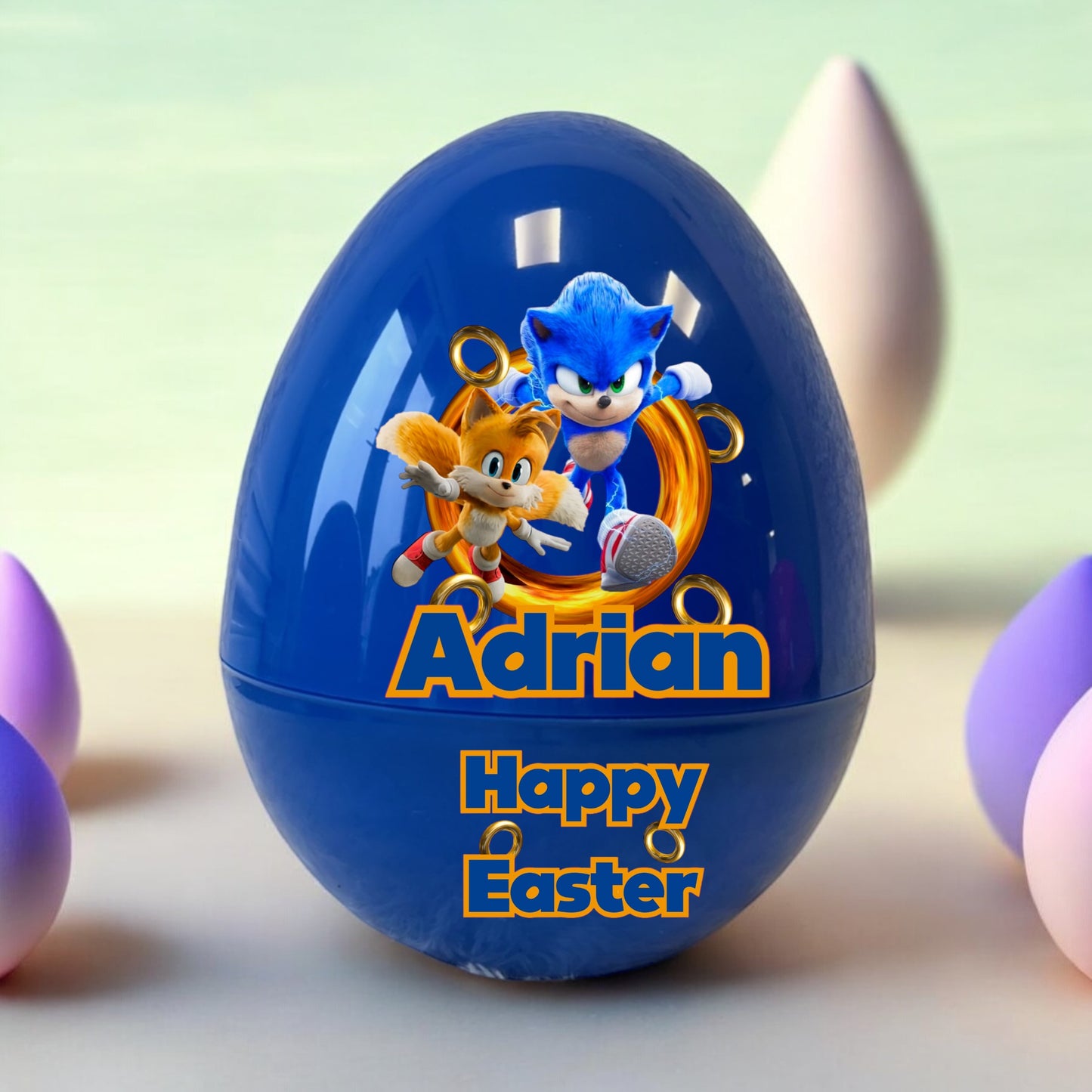 Sonic Giant Fillable Egg with Matching Cup