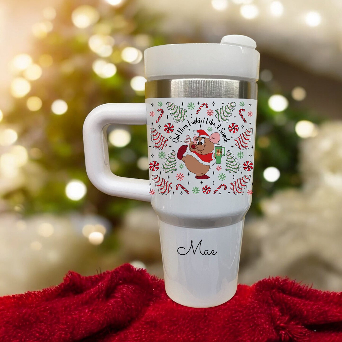 Gus Gus 14oz cup with straw