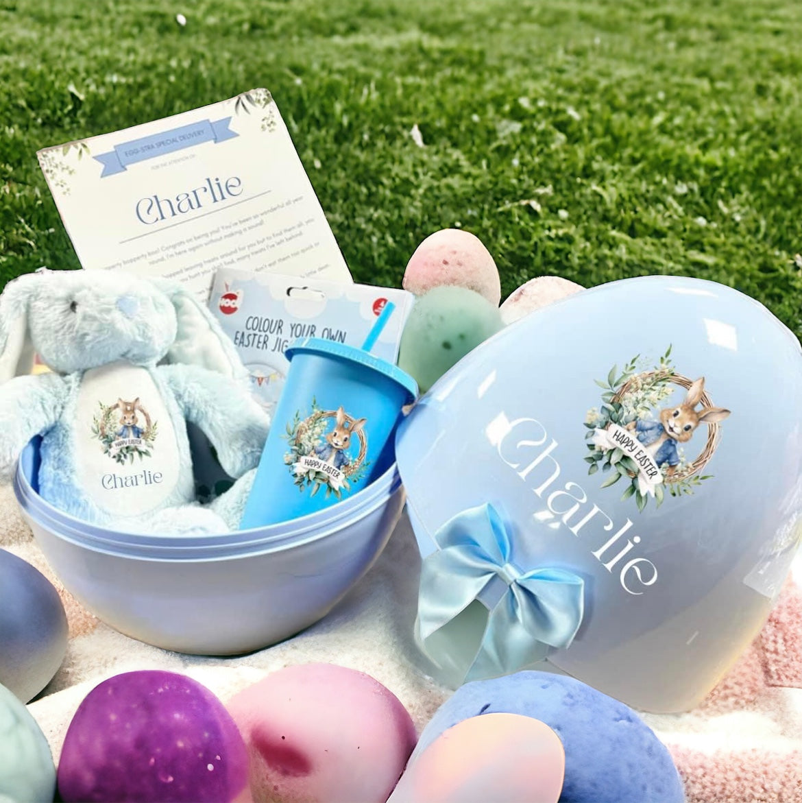 Giant Filled Easter Eggs