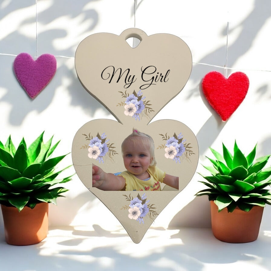 Keepsake Acrylic Heart / Add your Photo