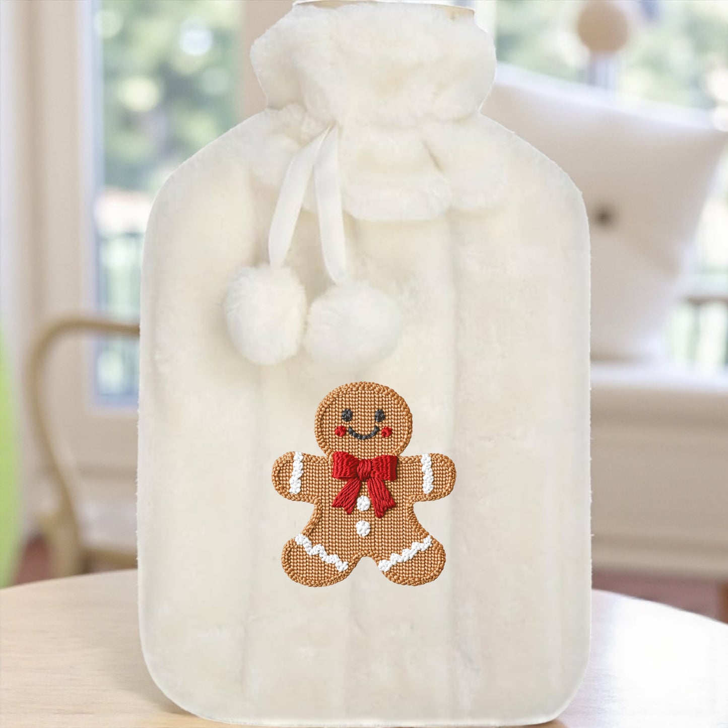Gingerbread man Hot Water Bottle