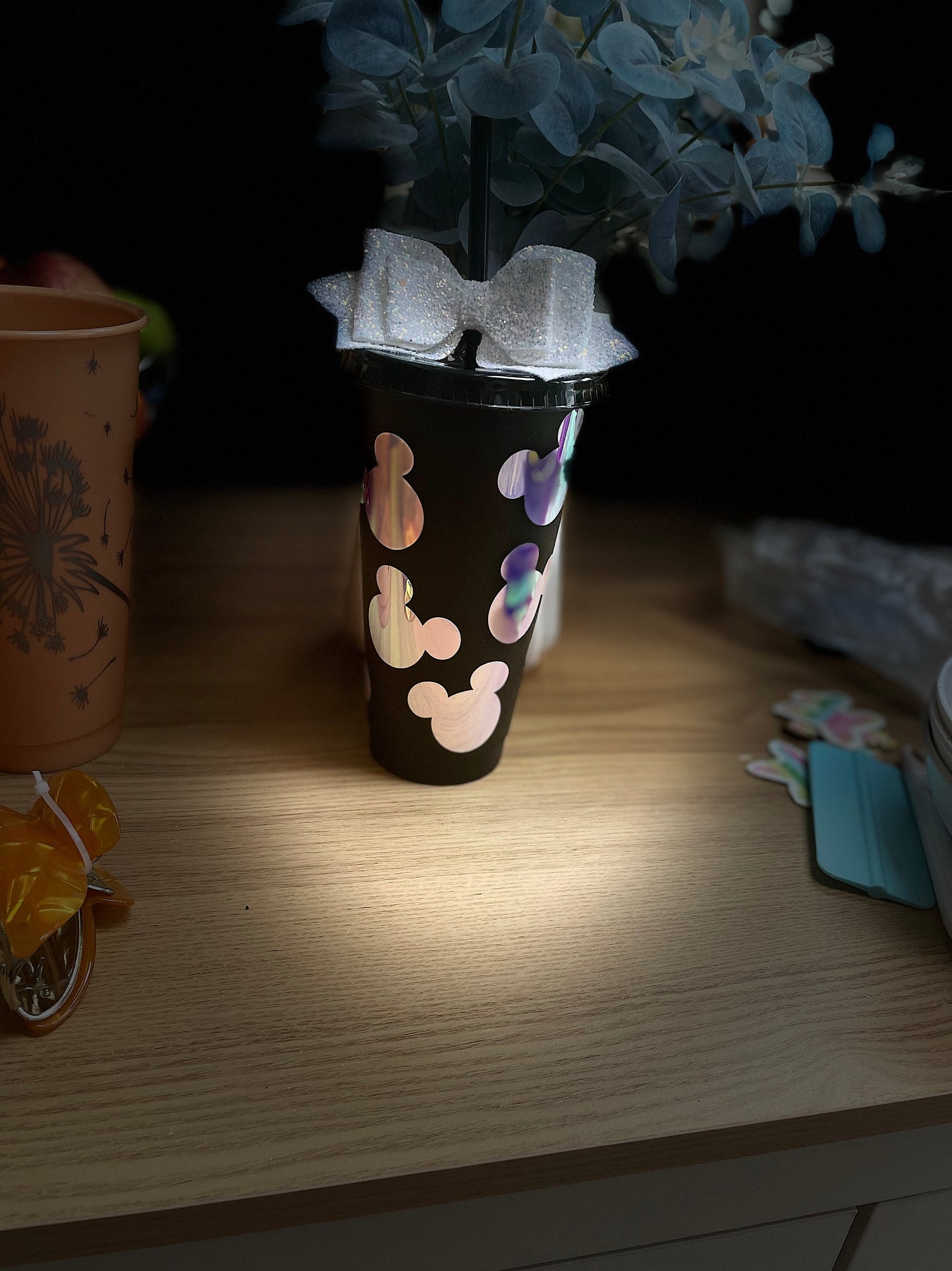 24oz cups / various designs / Gift cups / superhero’s / mouse / changing colour cups