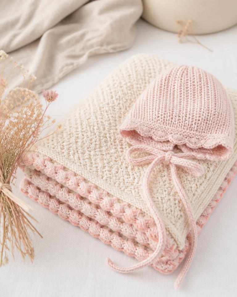 Handmade baby keepsake gift set