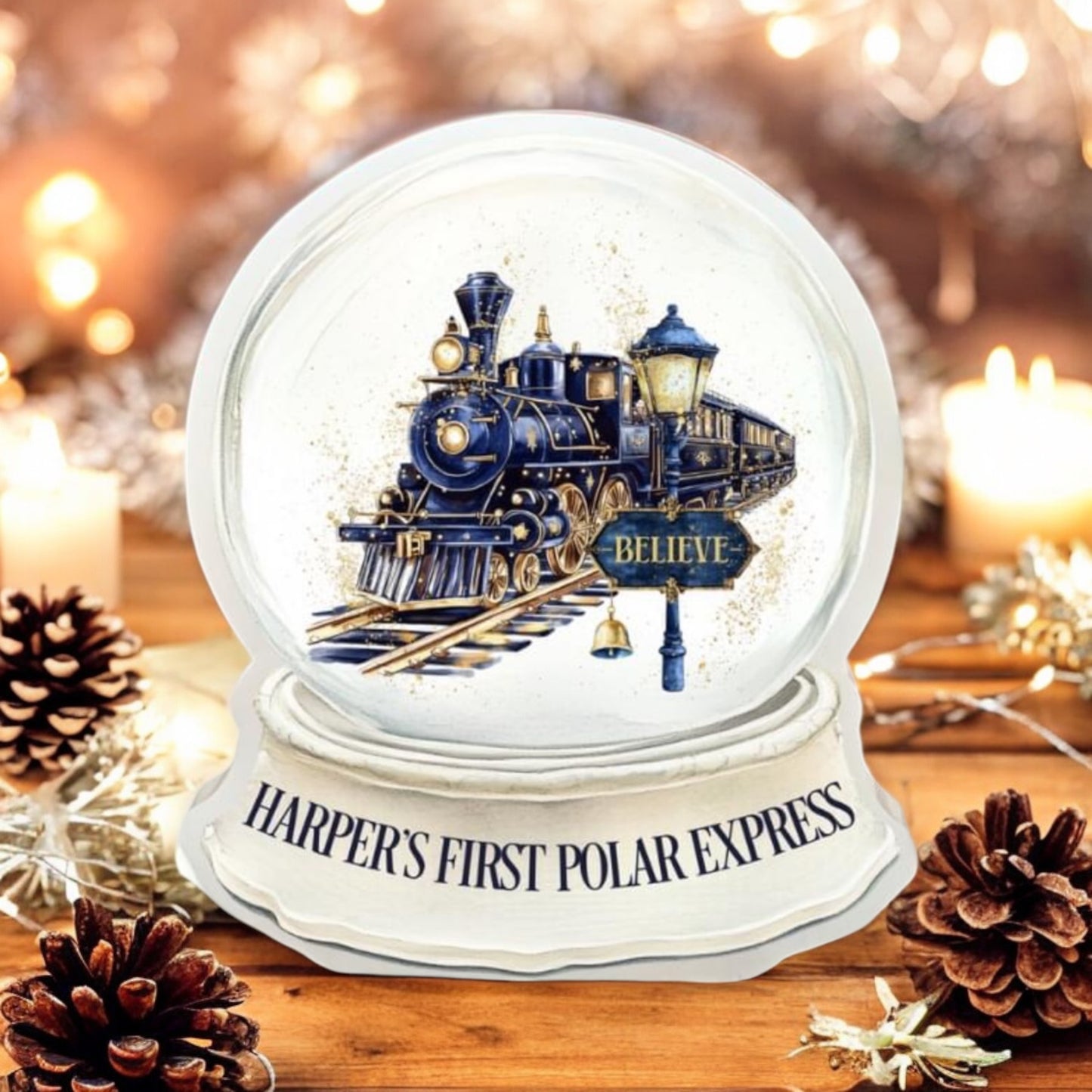 Christmas Snow Globe / Personalised