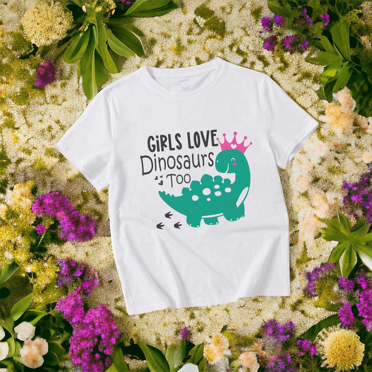 Girls love Dinos too T Shirt