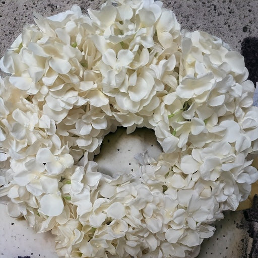 Champagne Hydrangea Door Wreath / wall decoration