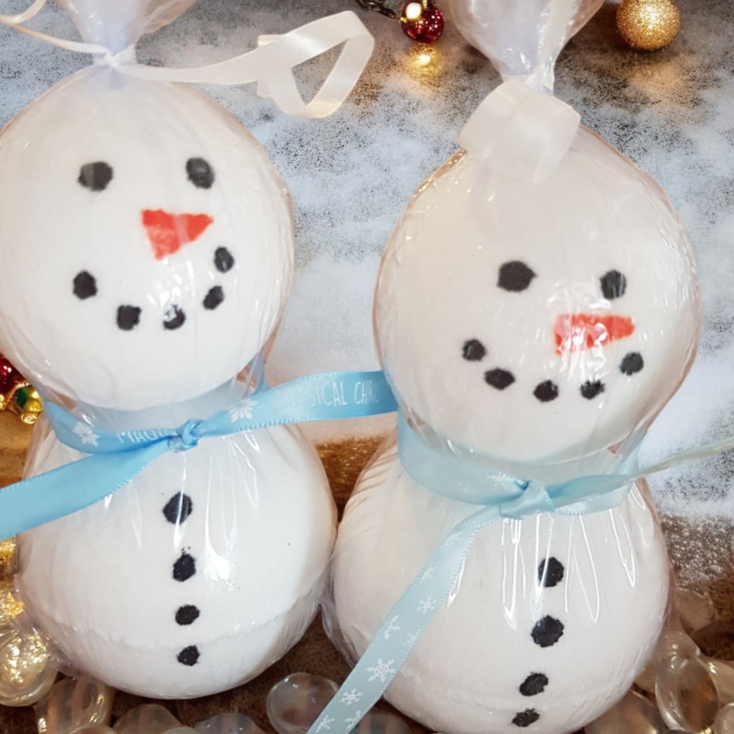 Snowman double Bath Bomb Stocking filler