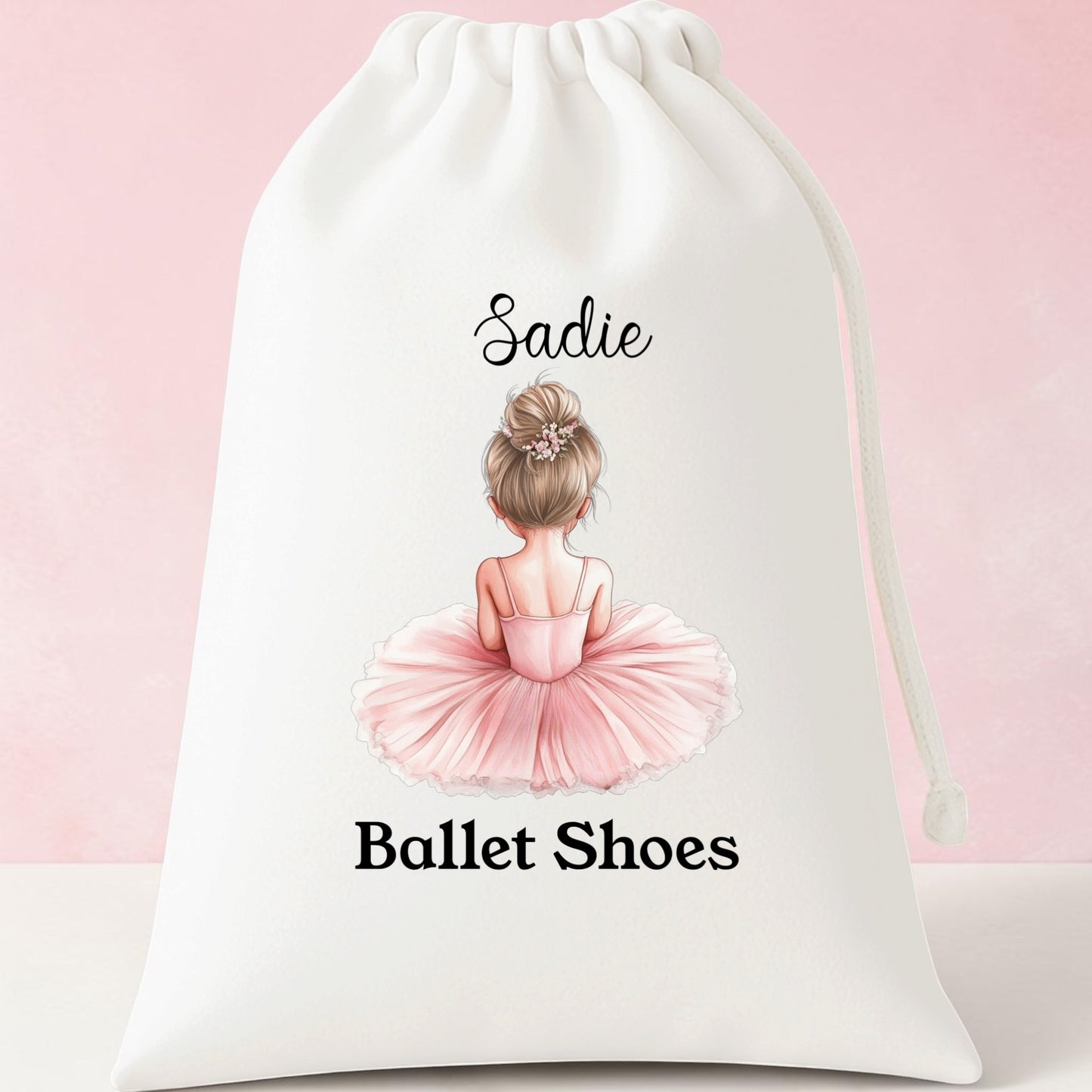 Ballet Personalised Bag Hair colour can be changed