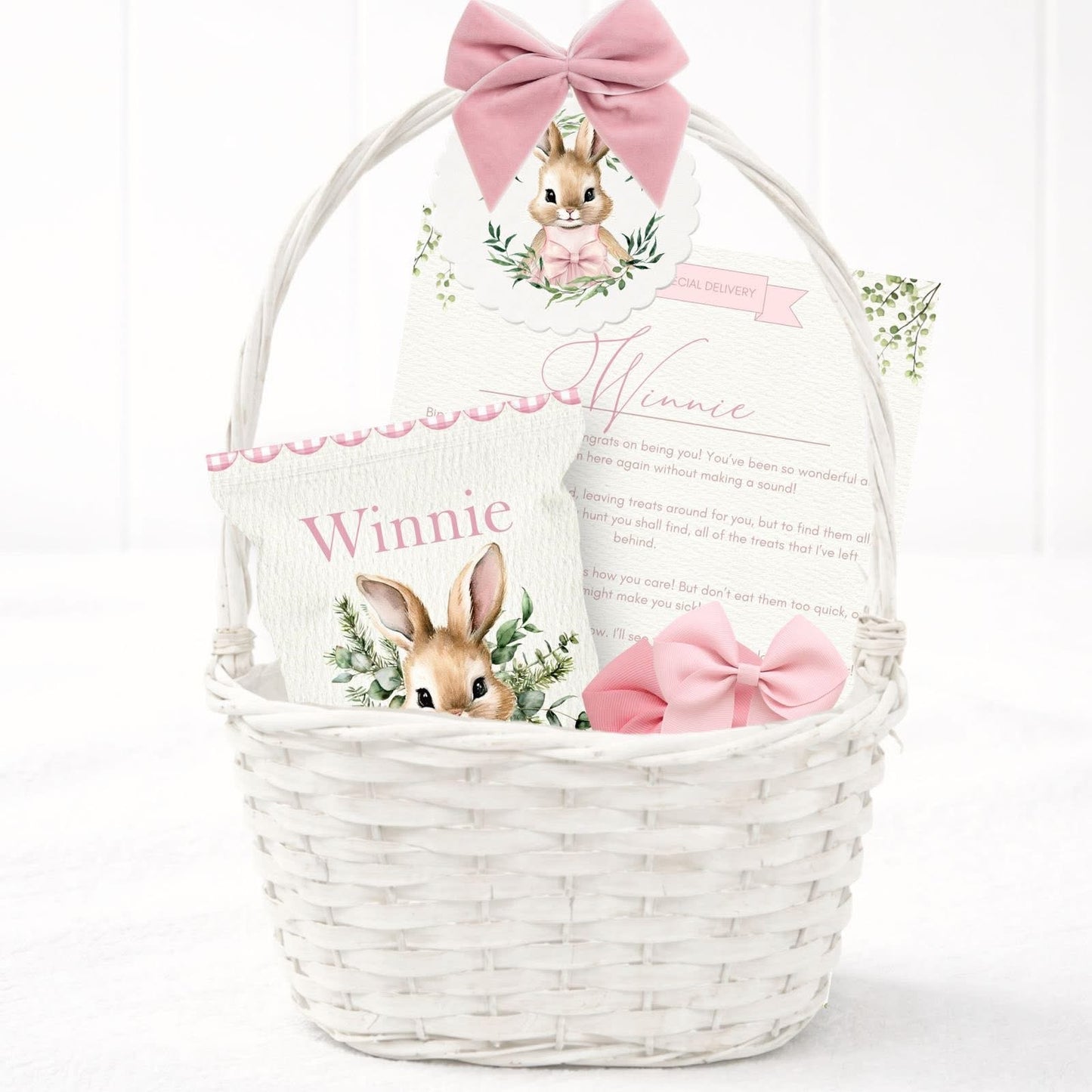 Easter Filled Personalised basket