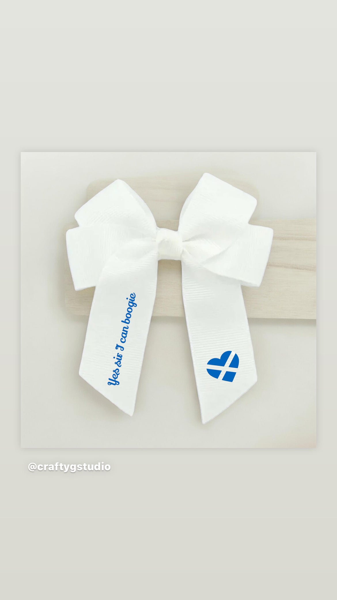 Yes Sir I Can Boogie Hair bows