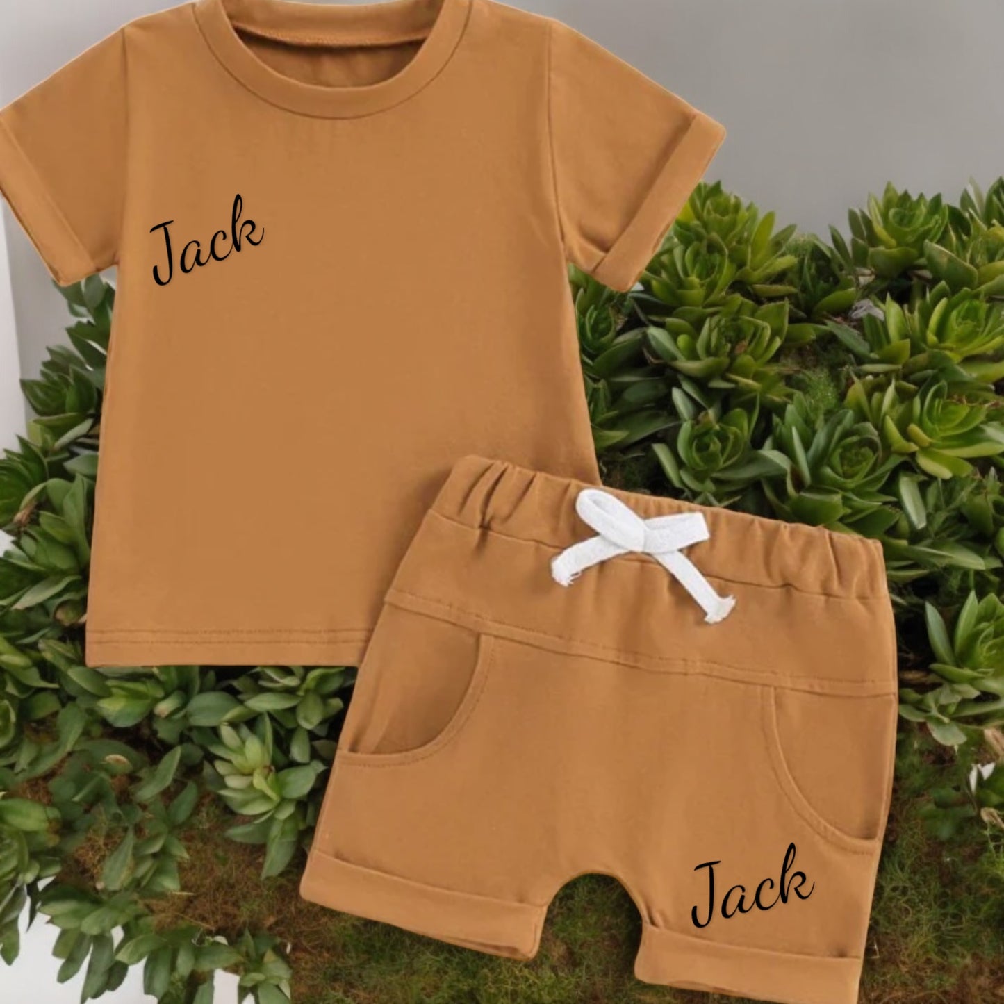 Baby Boys Personalised Short Set